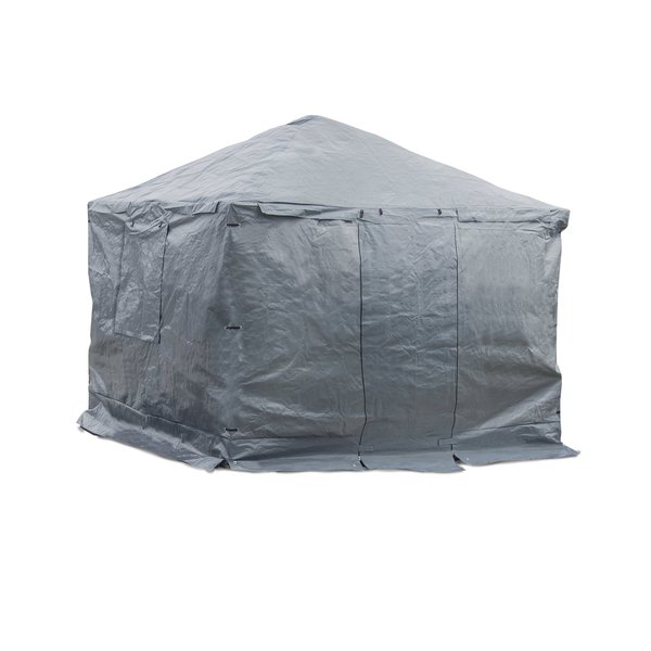 Sojag Grey Universal Winter Cover for Gazebos, 12 ft. x 20 ft. 135-9166521
